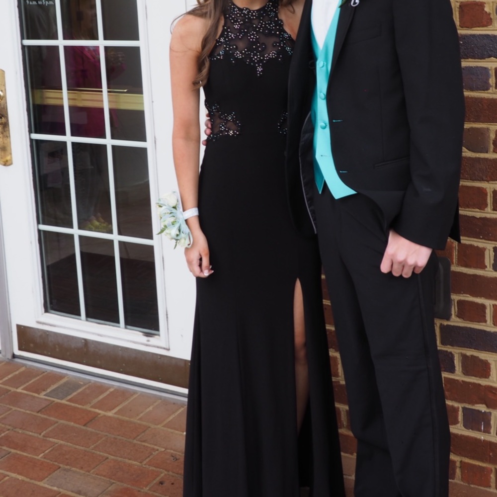 Black Bodycon Maxi Dress